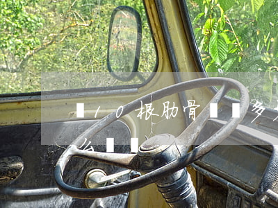 斷10根肋骨賠賞多少錢(肋骨斷了10根怎么賠償)