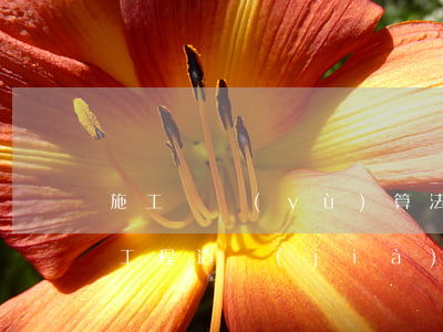 施工圖預(yù)算法律法規(guī)(工程造價(jià)法律法規(guī))