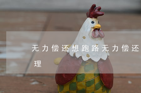 无力偿还想跑路(无力偿还债务跑路会怎么处理)