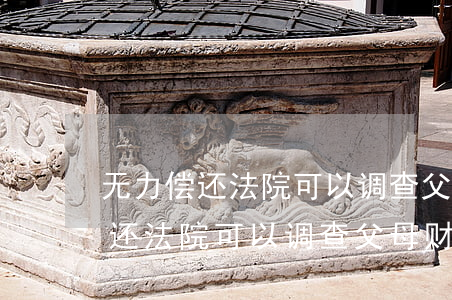 无力偿还法院可以调查父母财产吗-无力偿还法院可以调查父母财产吗知乎