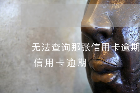 无法查询那张信用卡逾期记录（无法查询那张信用卡逾期）