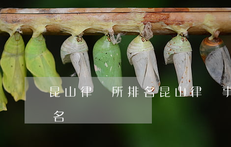 昆山律師所排名(昆山律師事務(wù)所排名)