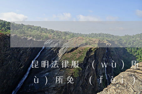 昆明法律服務(wù)所(昆明律師事務(wù)所免費(fèi)咨詢)