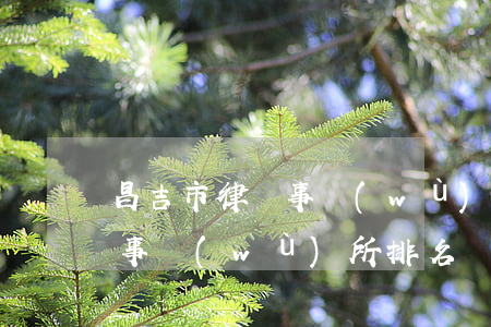 昌吉市律師事務(wù)所排名(都昌縣律師事務(wù)所排名)
