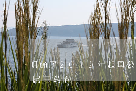 明确了！2019年起：母公司中标，子公司施工属于转包