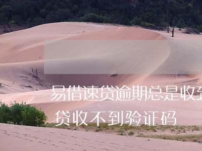 易借速贷逾期总是收到登录验证码-易借速贷收不到验证码
