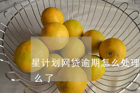星计划网贷逾期怎么处理(星计划贷款最近怎么了)