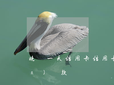 晚還一天信用卡（信用卡逾期11點(diǎn)還款）