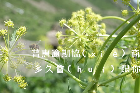 普惠逾期協(xié)商處理(平安普惠逾期多久會(huì)跟你協(xié)商)