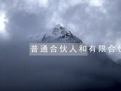 普通合伙人和有限合伙人权利与区别