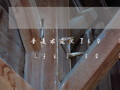 普通家庭欠了60萬(wàn)怎么還-負(fù)債50萬(wàn)月入5000該如何還款