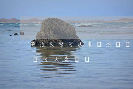 普通民警可以查違法記錄嗎(警察局的出警記錄可以查詢嗎)
