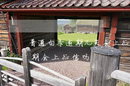 普通白条逾期几天会上征信(白条逾期一个星期会上征信吗)