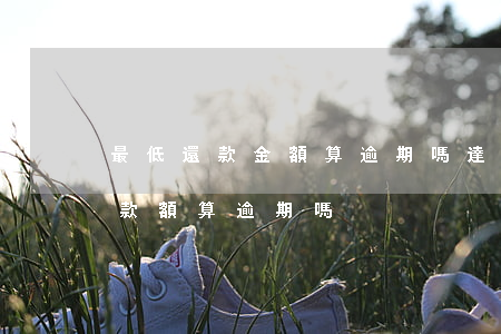 最低還款金額算逾期嗎(達(dá)到最低還款額算逾期嗎)