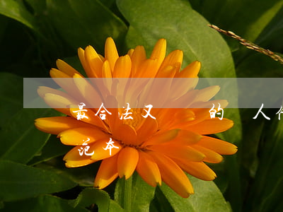 最合法又簡單的個人借條范本(個人借款借條范本簡單)