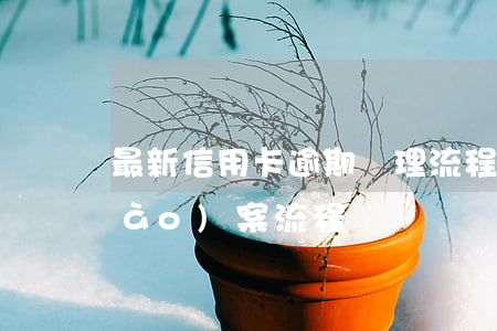 最新信用卡逾期處理流程(信用卡逾期報(bào)案流程)