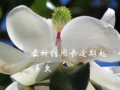 最新信用卡逾期起訴率(信用卡逾期起訴需要多久)