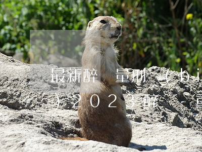 最新醉駕量刑標(biāo)準(zhǔn)2023（醉駕從重處罰的情形有哪些）