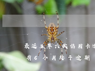 最近五年六次信用卡逾期(信用卡最近五年内有6个月处于逾期)