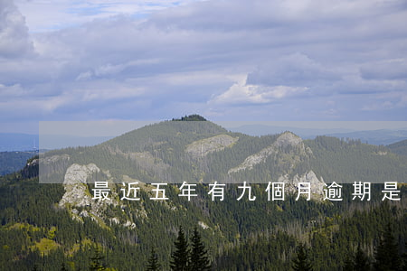 最近五年有九個月逾期是什么意思