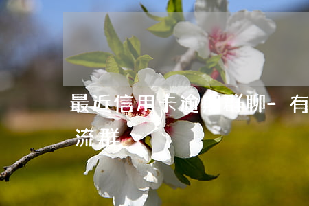 最近信用卡逾期群聊-有沒有信用卡逾期交流群