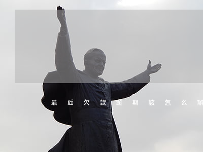 最近欠款逾期該怎么辦(借款逾期了咋辦)
