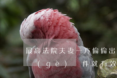 最高法院：夫妻一方偷偷出售共有房屋，符合3個(gè)條件就有效！