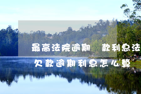 最高法院逾期還款利息(法院執(zhí)行欠款逾期利息怎么算)