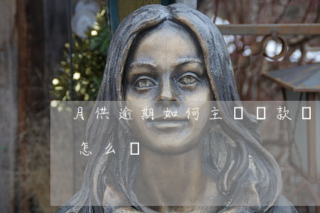 月供逾期如何主動還款(銀行貸款月供逾期了怎么辦)