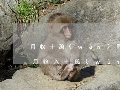月收十萬(wàn)算有錢(qián)嗎(月收入十萬(wàn)算成功嗎)
