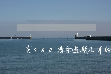 有360借条逾期几年的吗