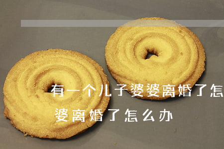 有一个儿子婆婆离婚了怎么办(有一个儿子婆婆离婚了怎么办)