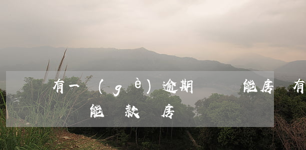 有一個(gè)逾期記錄還能房貸(有逾期記錄還能貸款買房嗎)