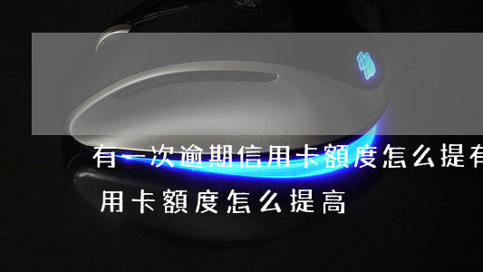 有一次逾期信用卡額度怎么提(有一次逾期信用卡額度怎么提高)