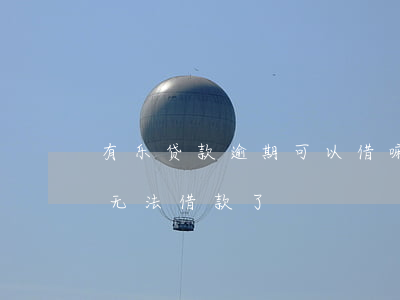 有乐贷款逾期可以借嘛(没有逾期分期乐突然无法借款了)
