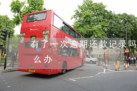 有了一次逾期还款记录吗(还款有一次逾期怎么办)
