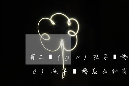 有二個(gè)孩子離婚怎么判(有二個(gè)孩子離婚怎么判有兩個(gè)孩子怎么離婚)