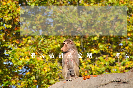 有人信用卡逾期過嗎(有人欠信用卡不還的嗎)