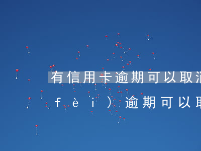 有信用卡逾期可以取消嗎(信用卡因為年費(fèi)逾期可以取消嗎)