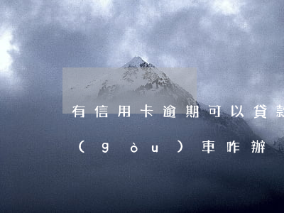 有信用卡逾期可以貸款買車嗎（信卡逾期要購(gòu)車咋辦）