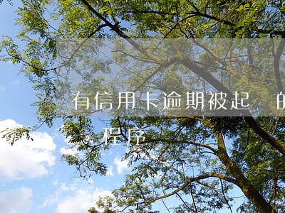 有信用卡逾期被起訴的嗎（信用卡逾期法院起訴程序）