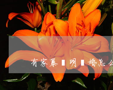 有家暴證明離婚怎么辦
