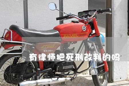 有律师把死刑改判的吗