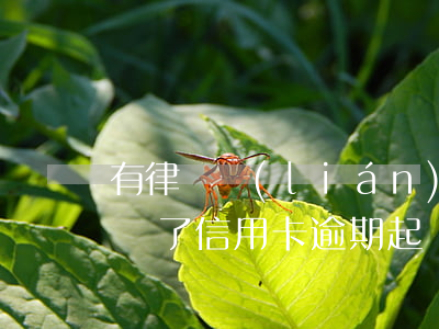 有律師聯(lián)系我說信用卡逾期起訴了（信用卡逾期起訴流程怎么協(xié)商）