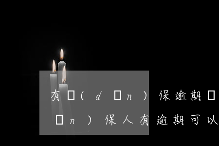 有擔(dān)保逾期還可以貸款嗎(擔(dān)保人有逾期可以擔(dān)保嗎)