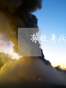 有效身份證