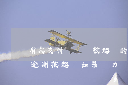 有欠支付寶沒還被起訴的真實案例嗎(支付寶逾期被起訴,如果無力償還,法院會怎樣判)