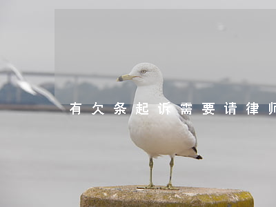 有欠条起诉需要请律师吗(欠条能不能起诉)