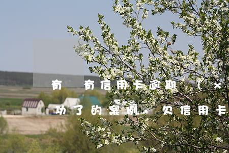 有沒有信用卡逾期協(xié)商還本金成功了的案例-欠信用卡協(xié)商還本金
