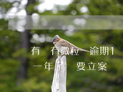 有沒有微粒貸逾期1個月起訴 微粒貸逾期快一年了,說要立案